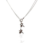 Dragonfly Duet Pendant Necklace