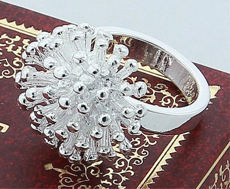 Firework Coral Ring